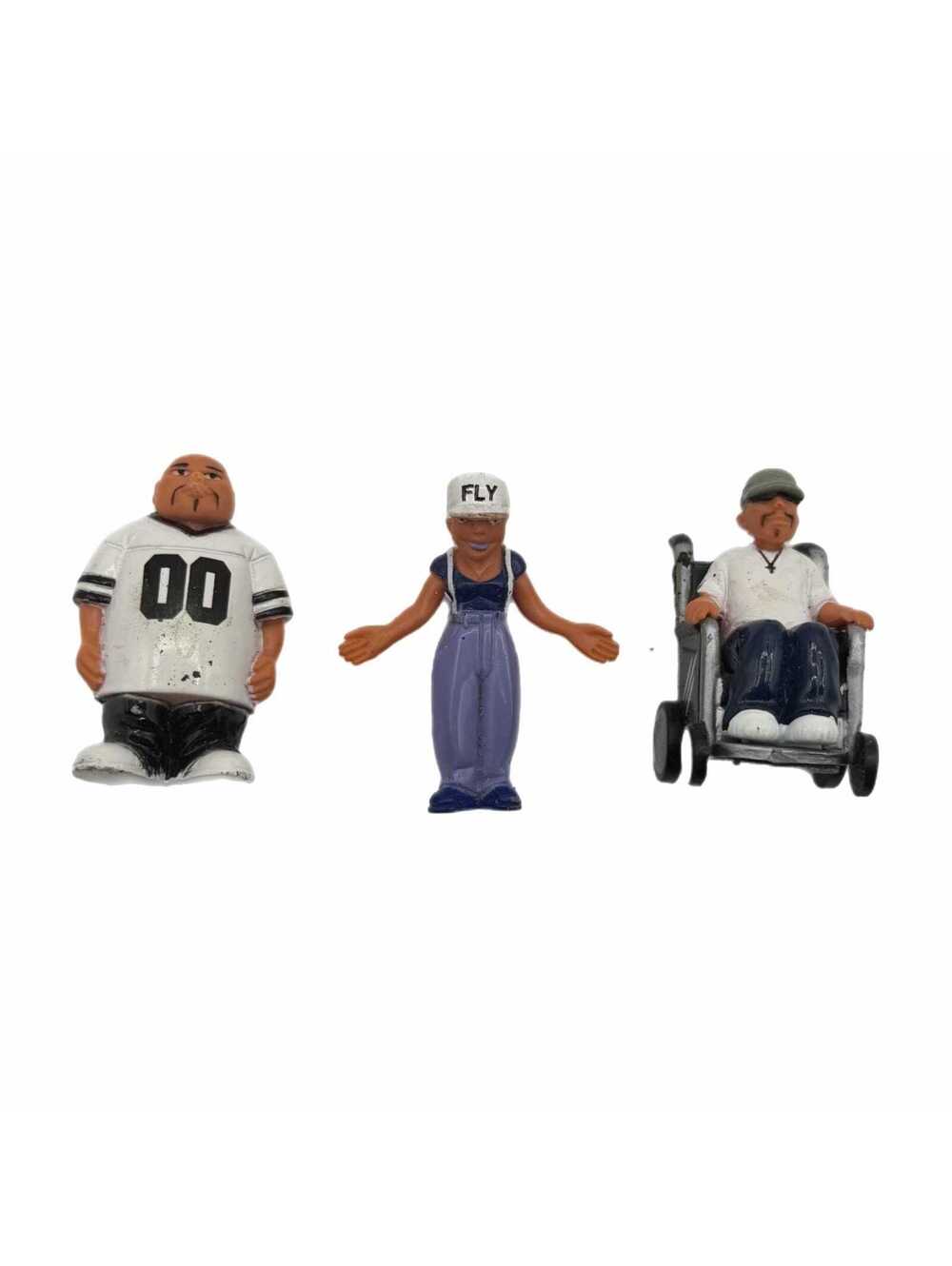 Set of 3 Vintage 2002 Lil Homies G Wheelchair Gangster Miniature Figurines